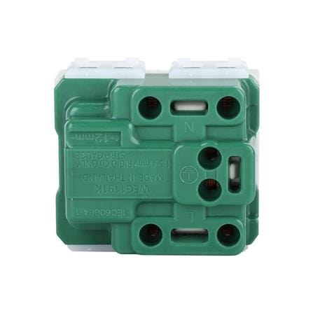 เต้ารับเดี่ยว 3 ขา PANASONIC WEG1191K สีขาว_2