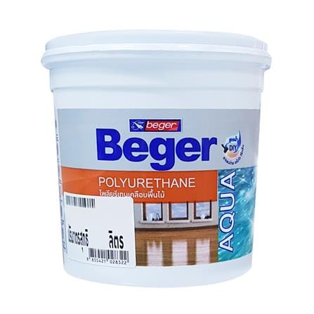 โพลียูรีเทนภายใน BEGER AQUA AP100 1K เงา 1/4 แกลลอน