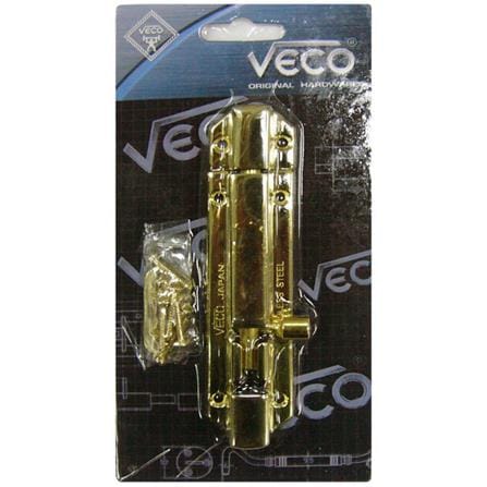 กลอนหลังเต่า VECO WLS42 2 นิ้ว สีทอง