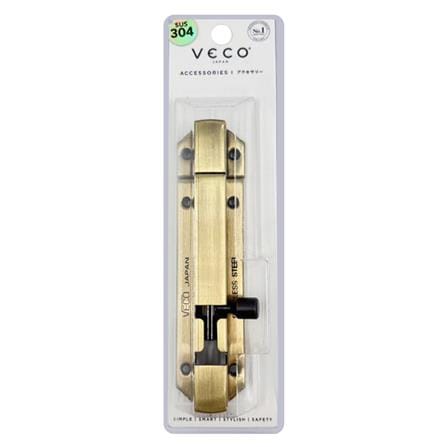 กลอนสปริง VECO WL44 4 นิ้ว สีทองเหลืองรมดำ_1
