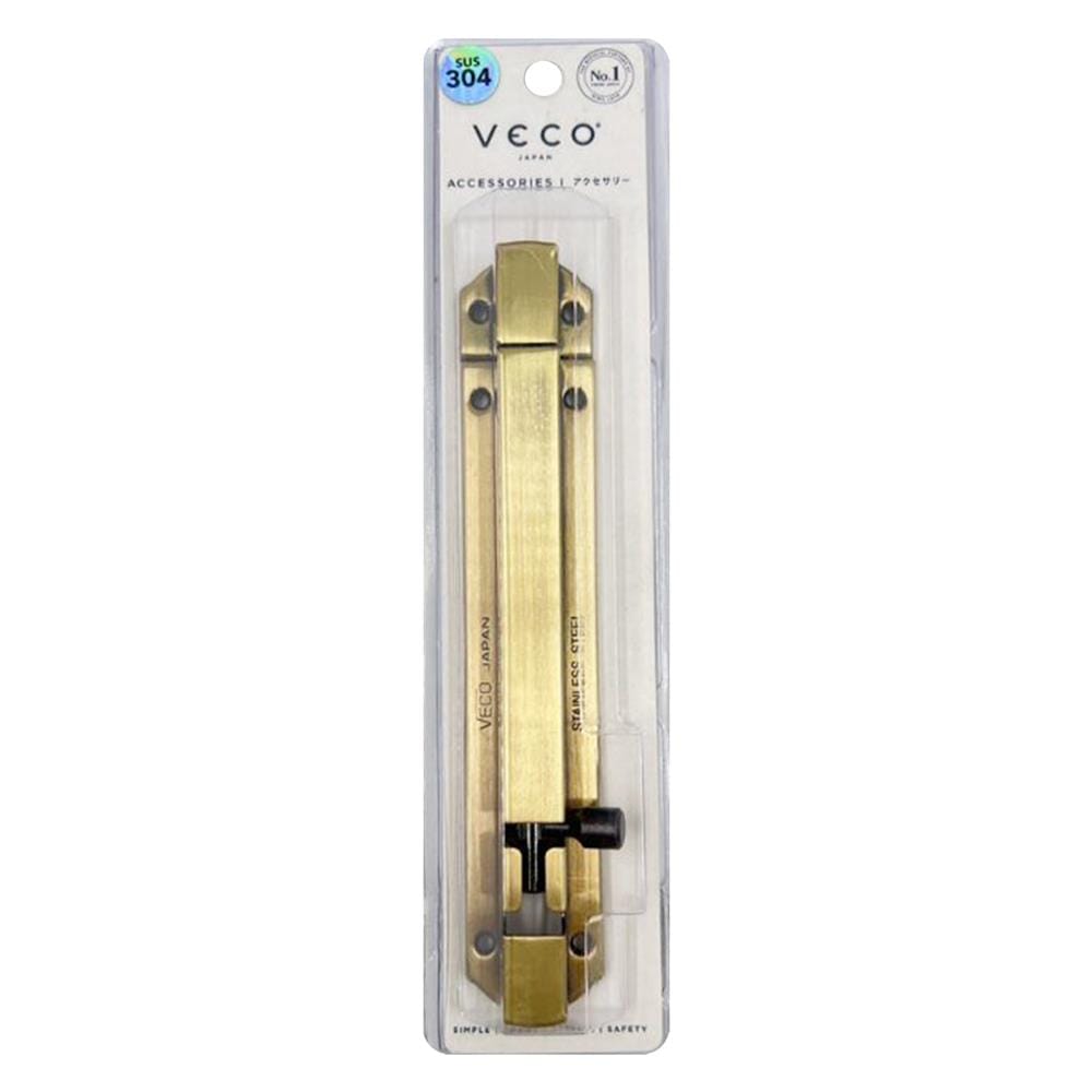 กลอนสปริง VECO WL46 6 นิ้ว สีทองเหลืองรมดำ