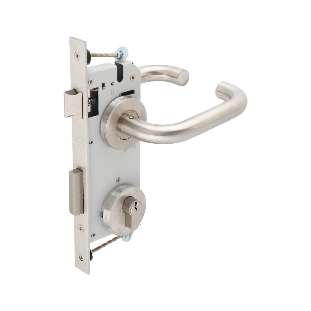มือจับก้านโยกห้องทั่วไป MORTISE  SOLEX 4585102 สีสเตนเลส