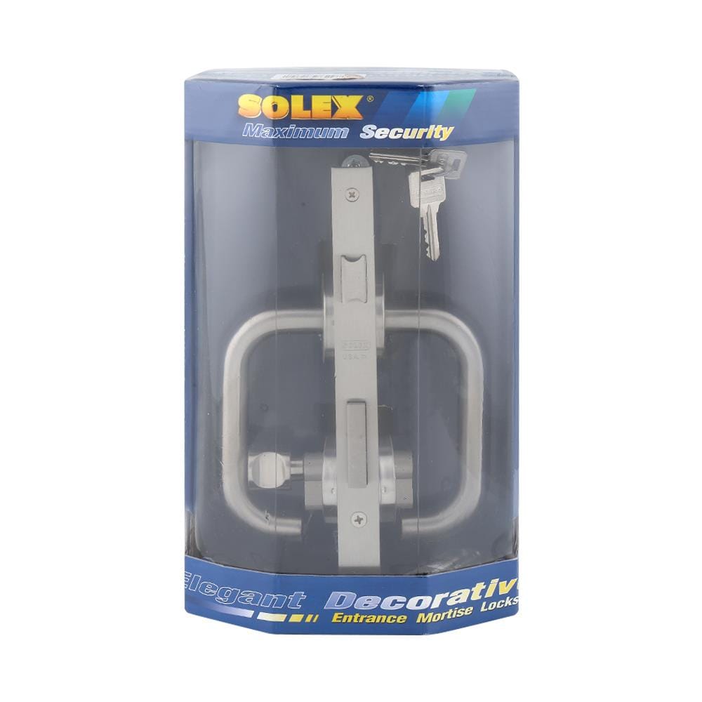 มือจับก้านโยกห้องทั่วไป MORTISE  SOLEX 4585102 สีสเตนเลส