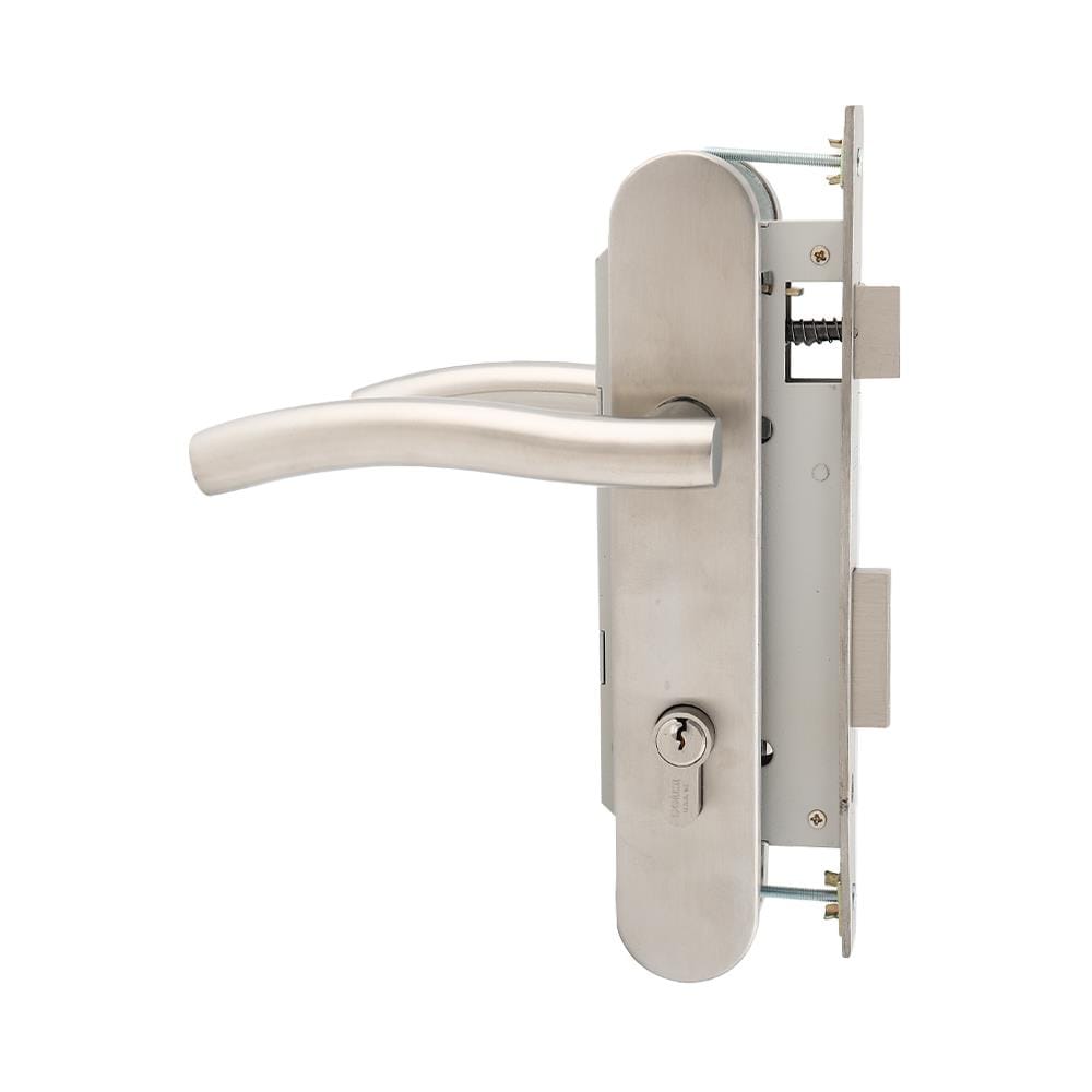 มือจับก้านโยกห้องทั่วไป MORTISE  SOLEX 4585107 สีสเตนเลส