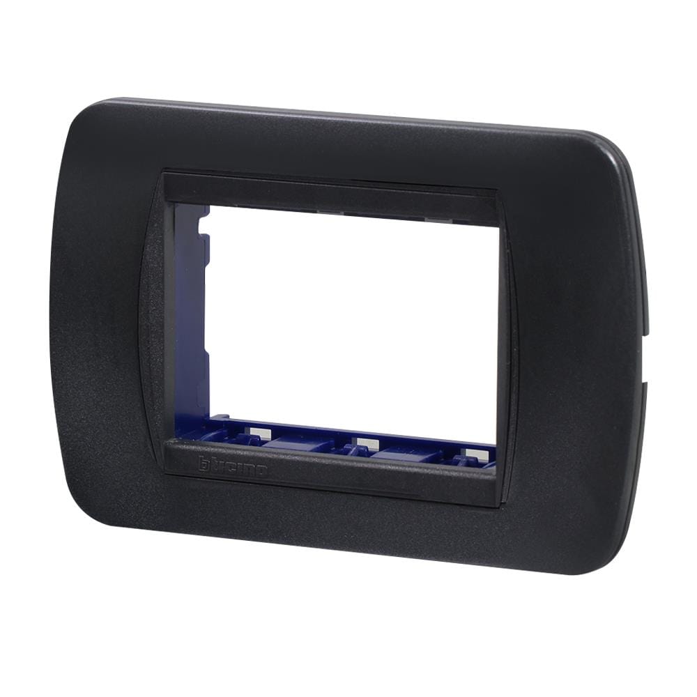 หน้ากาก 3 ช่อง BTICINO LIVING LIGHT SL4803ACF สีดำ