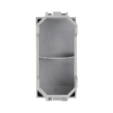 ฝาปิดช่องว่าง BTICINO LIVING LIGHT SNT4950/2F สีเงิน_2