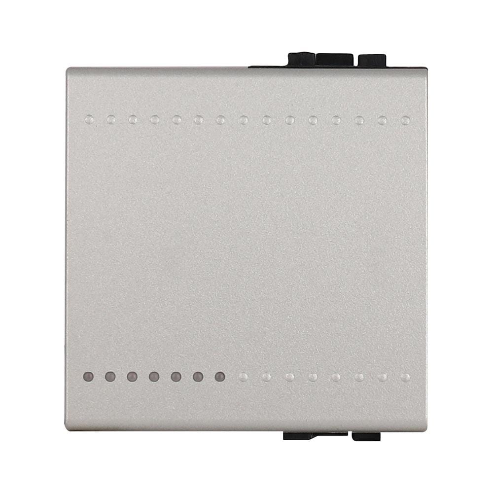 ฝาปิดช่องว่าง 2 ช่อง BTICINO LIVING LIGHT SNT4911K2 สีเงิน