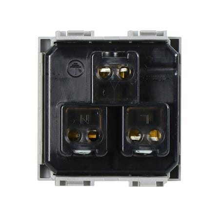 เต้ารับเดี่ยว 3 ขา BTICINO NT4126 LIVING LIGHT สีเงิน_3