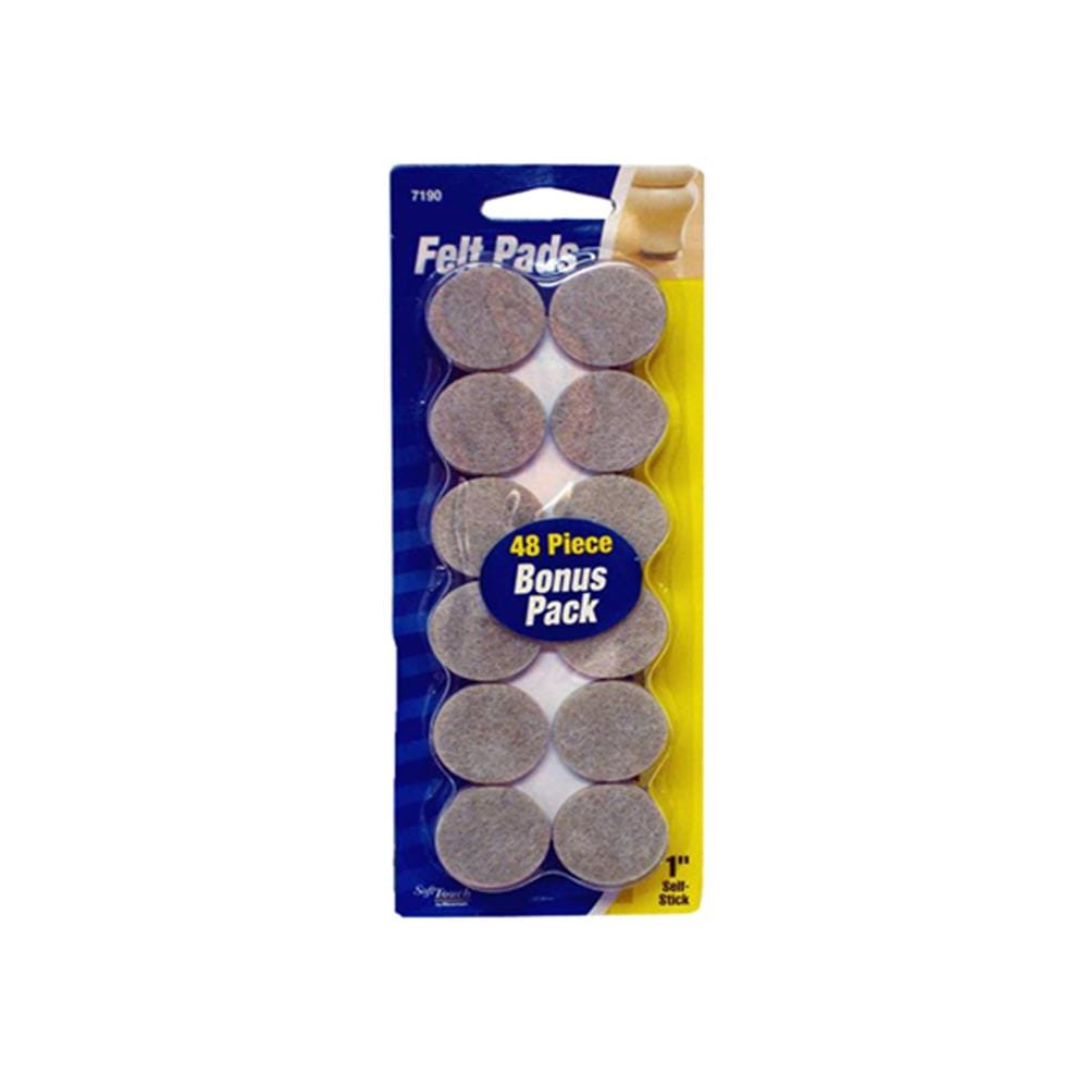 สักหลาดแบบกลม SOFT TOUCH 1 นิ้ว สีเทา 48 ชิ้น