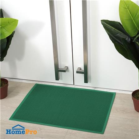 พรมเช็ดเท้าดักฝุ่น HOME LIVING STYLE Z 58X78 ซม. สีเขียว_3