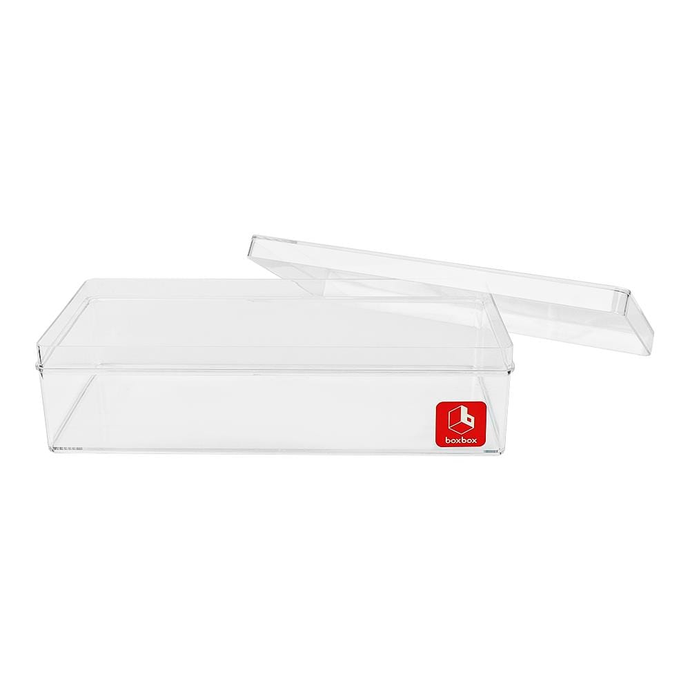 กล่องแบ่งช่อง 1 ช่อง BOXBOX 637L 10x21x6 ซม. สีขาว