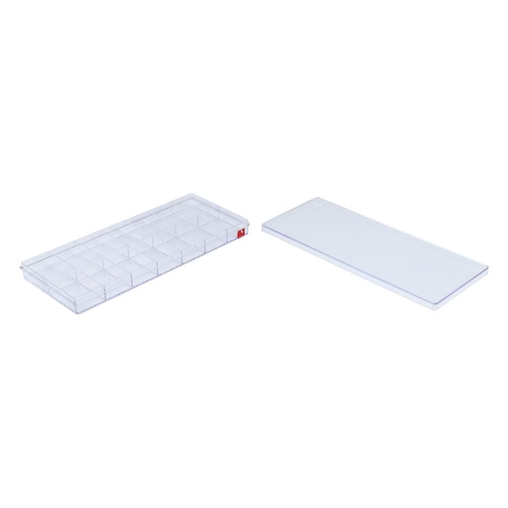 14 COMPARTMENT BOX BOXBOX 224-14L 11X26X2.5CM WHITE