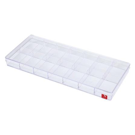 14 COMPARTMENT BOX BOXBOX 224-14L 11X26X2.5CM WHITE_0