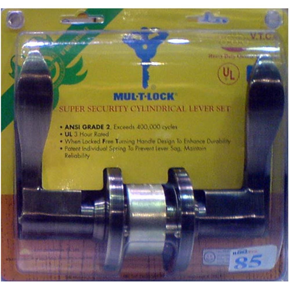มือจับก้านโยก MUL-T-LOCK DTAB-822 สีทองเหลืองรมดำ