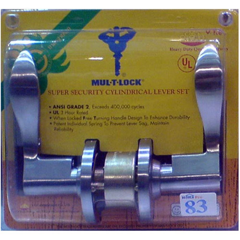 มือจับก้านโยก MUL-T-LOCK DTSC-820 สีสเตนเลส
