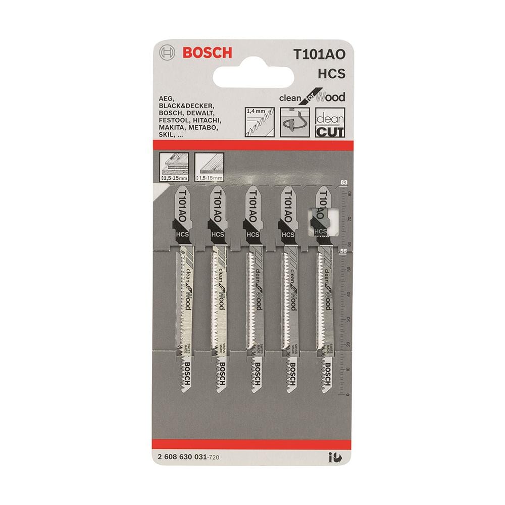 ใบเลื่อยจิ๊กซอ BOSCH T101AO