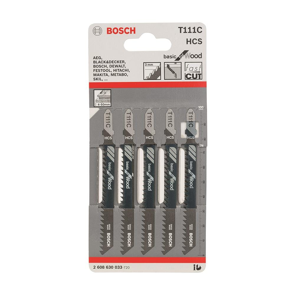 ใบเลื่อยจิ๊กซอ BOSCH T111C
