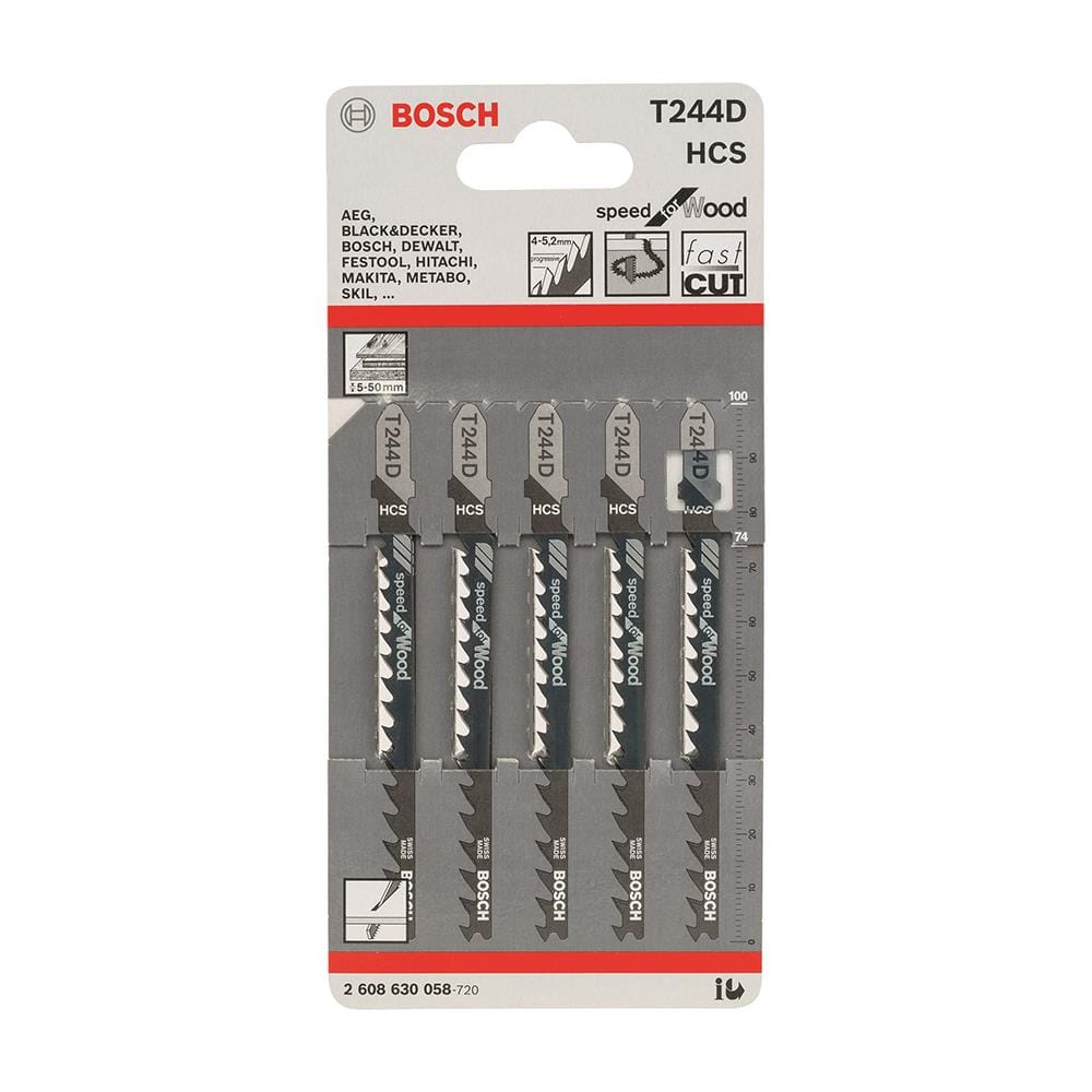 ใบเลื่อยจิ๊กซอ BOSCH T244D