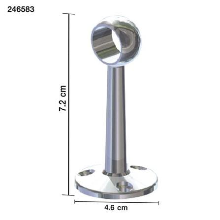 ตัวรับท่อกลมตัน FITT FIXED ZCCT-10-SKP โครม แพ็ก 2 ชิ้น_1