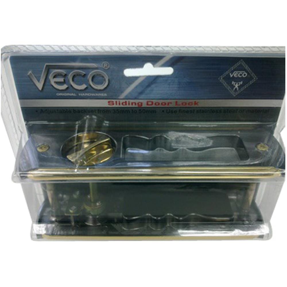 กุญแจบานเลื่อน VECO JA01 สีทอง