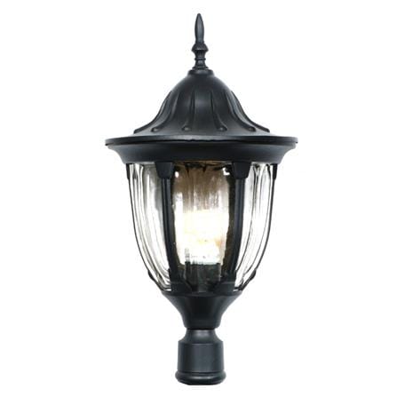 ไฟทางเดิน CST 867/1M/BK อะลูมิเนียม/แก้ว CLASSIC สีดำ 1 หัว_1