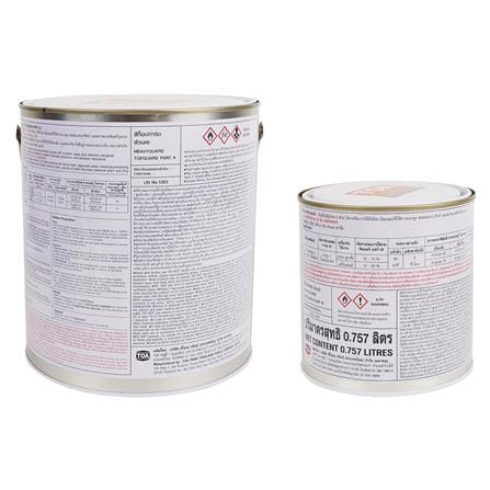 สีงานอุตสาหกรรม TOA TOP GUARD PART A+B RAL9005 สีดำ 1 แกลลอน_1