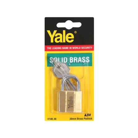 กุญแจลูกปืน YALE V140-30 30 มม. สีทอง_0