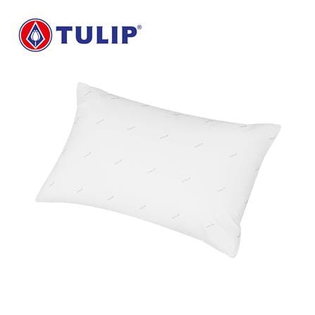 หมอนหนุนสุญญากาศ ใยสังเคราะห์ TULIP MIRACLE 00600 18x28 นิ้ว สีขาว_0