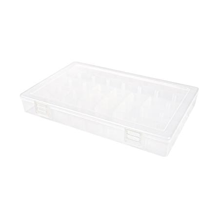 กล่องแบ่งช่อง 40 ช่อง STACKO TL718 24x36x5.5 ซม. สีขาว
