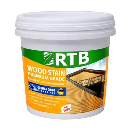 สีย้อมไม้ ชนิดเงา RTB SP-0107 สีไม้สักทอง 1/4 แกลลอน