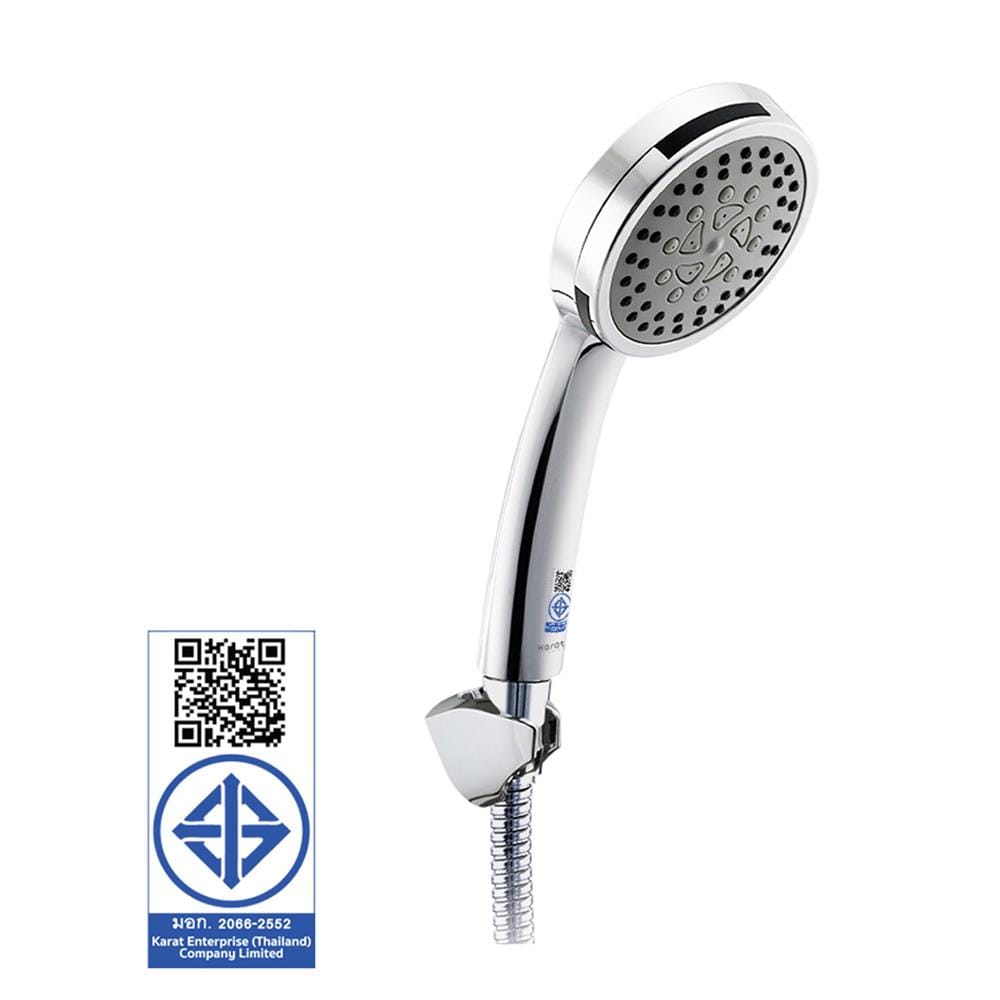 ชุดฝักบัวสายอ่อน 5 ระดับ KARAT FAUCET KS-04-255-50 สีโครม