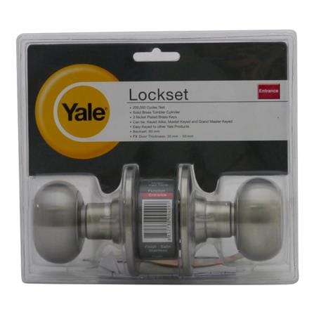 ลูกบิดประตู หัวจัน YALE KN-VTT5227US32D สีสเตนเลส/สเตนเลสเงา_0