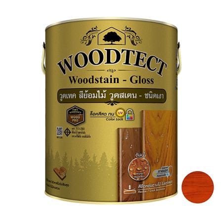 WOOD STAIN SEMI-GLOSS WOODTECT 102 MAHOGANY 1GAL