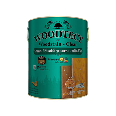 สีย้อมไม้ ชนิดเงา WOODTECT 301 สีใส 1 แกลลอน