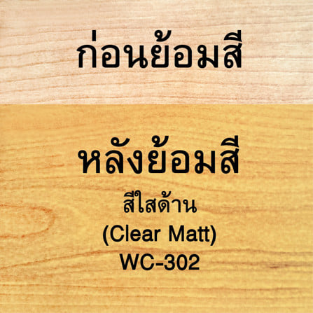 สีย้อมไม้ ชนิดด้าน WOODTECT #302 สีใส 1 แกลลอน_2