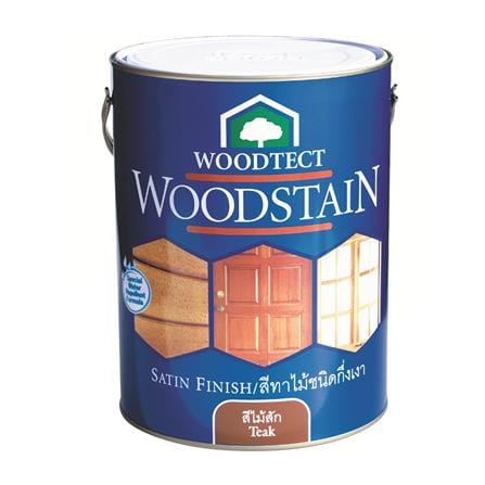 สีย้อมไม้ ชนิดกึ่งเงา WOODTECT 202 สีไม้สักทอง 1/4 แกลลอน_0