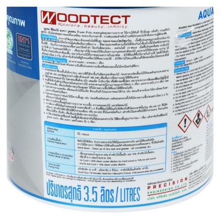 สีย้อมพื้นไม้ WOODTECT AQUA AD-501 สีใส ด้าน 1 แกลลอน_1