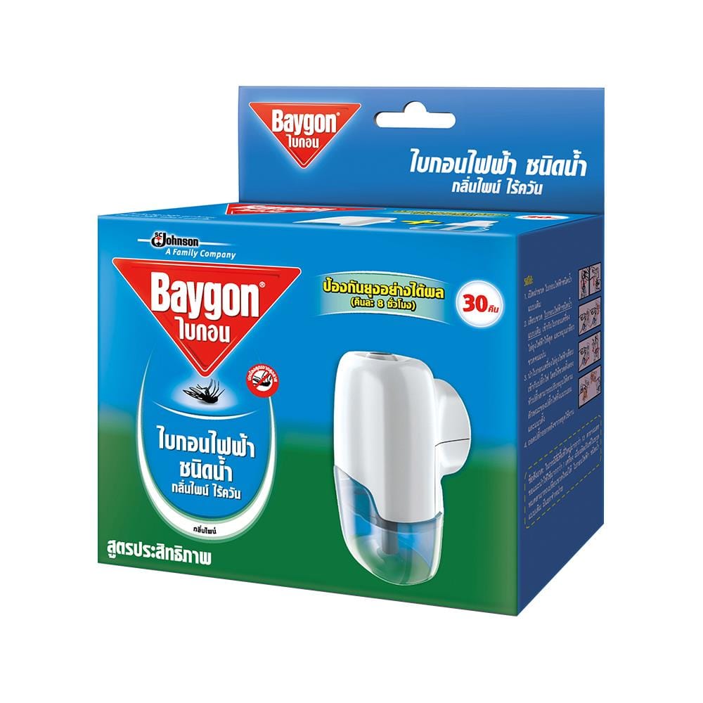 เครื่องไฟฟ้าไล่ยุง BAYGON P30 27ML PINE