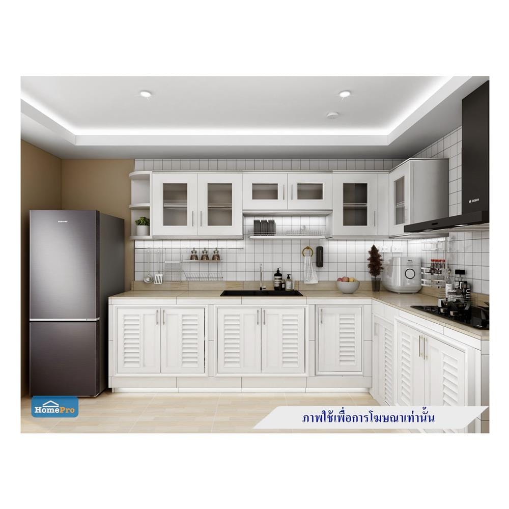 ตู้แขวนบานคู่ ABS KING PLAT-ZERCON 90x42 ซม. สีขาว