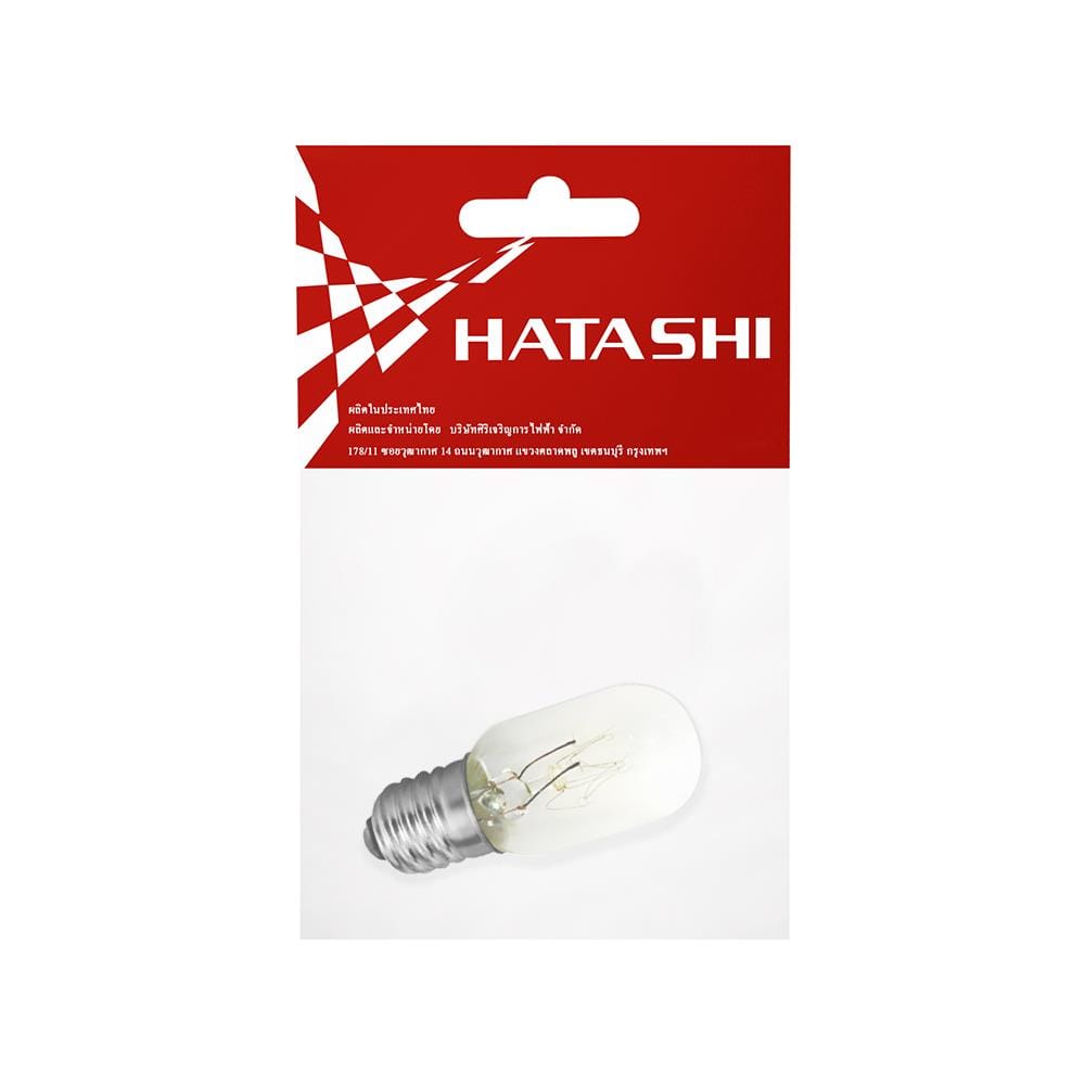 หลอดไฟตู้เย็น HATASHI 15 วัตต์ WARM WHITE E17