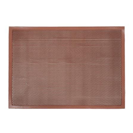 พรมเช็ดเท้าดักฝุ่น HOME LIVING STYLE Z 48X68 ซม. สีน้ำตาล_0