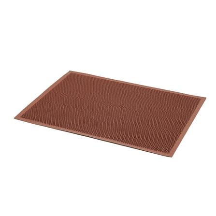 พรมเช็ดเท้าดักฝุ่น HOME LIVING STYLE Z 48X68 ซม. สีน้ำตาล_4