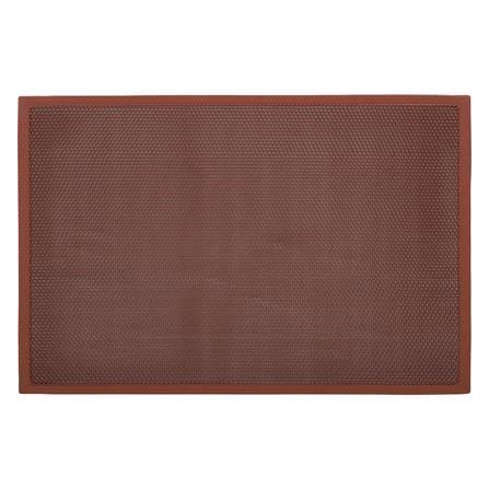 พรมเช็ดเท้าดักฝุ่น HOME LIVING STYLE Z 58X78 ซม. สีน้ำตาล