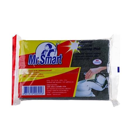 แผ่นใยขัด MR.SMART 3956-3 4x6 นิ้ว แพ็ก 3 ชิ้น_3