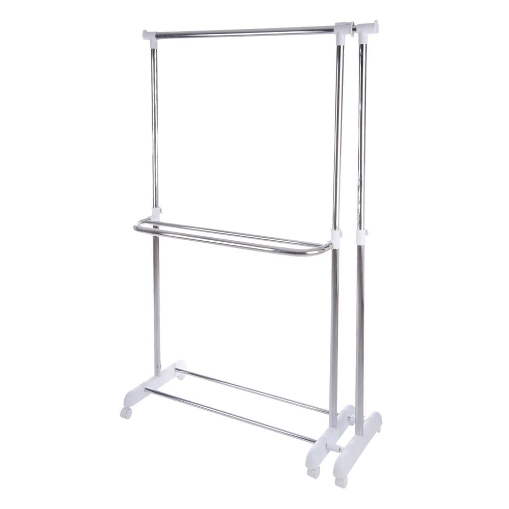 ราวแขวนผ้าปรับระดับได้ 170x44x155cm PLIM