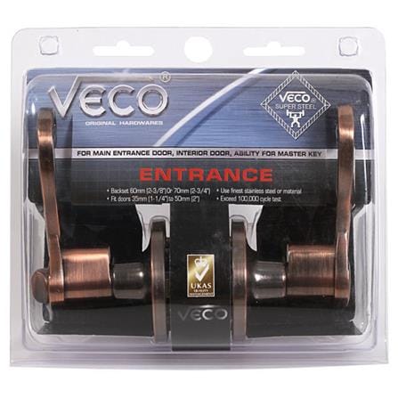 มือจับก้านโยก VECO 6454-AC-ET สีทองแดงรมดำ_0