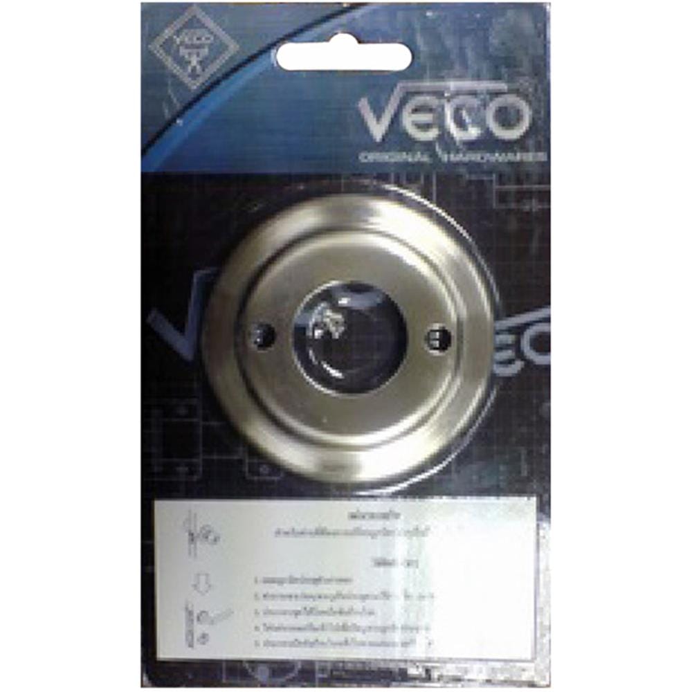 จานประดับลูกบิด VECO LH-BA สีสเตนเลส
