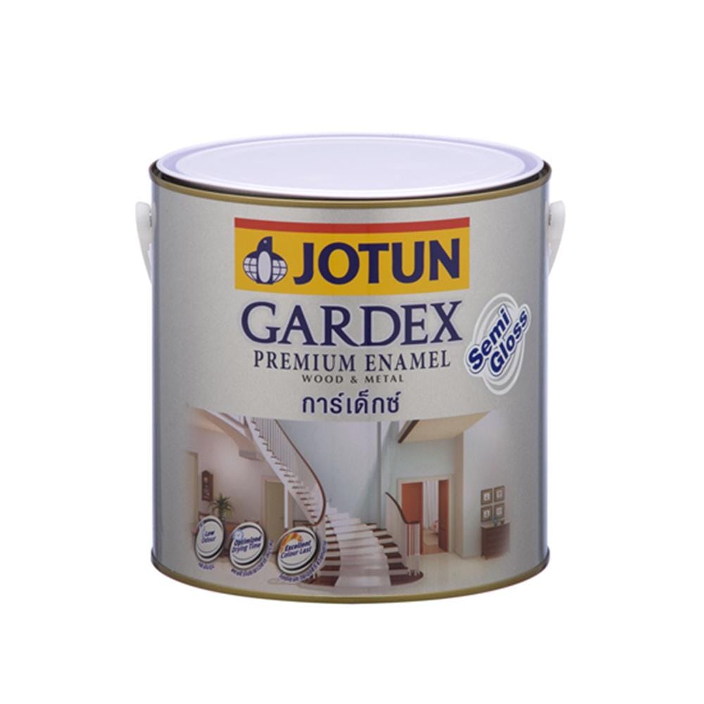 สีน้ำมัน JOTUN GARDEX สีขาว เงา 1แกลลอน