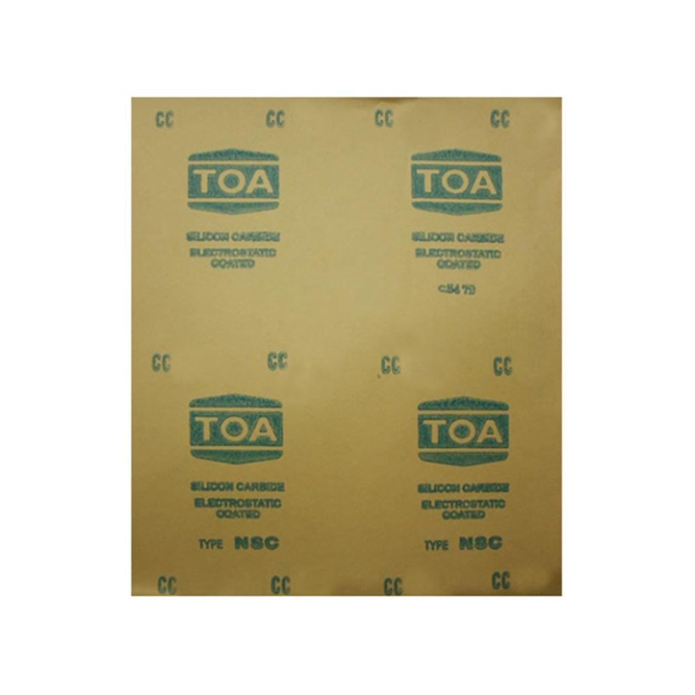 กระดาษทรายขัดไม้แผ่น เบอร์ 600 TOA