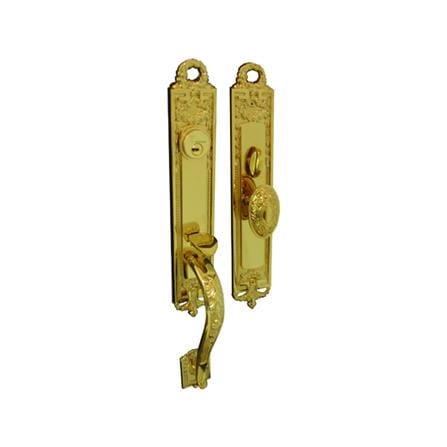 มือจับก้านโยกห้องทั่วไป MORTISE  MTL 6858 สีทองเงา